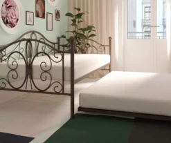 DHP Bradford Bronze Metal Twin Daybed & Trundle -Chic Furniture Store 810543701 5
