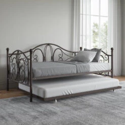 DHP Bradford Bronze Metal Twin Daybed & Trundle -Chic Furniture Store 810543701 6