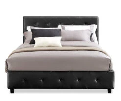 DHP Dana Faux Leather Upholstered Queen Bed