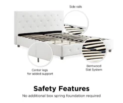 DHP Dana Faux Leather Upholstered Queen Bed -Chic Furniture Store 810543736 2