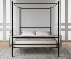 DHP Kate Black Metal Full Canopy Bed -Chic Furniture Store 810543780 5