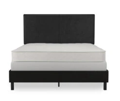 Atwater Living DHP Jazmine Black Faux Leather Upholstered Bed 32 Atwater Living DHP Jazmine Black Faux Leather Upholstered Bed -Chic Furniture Store 810543812 3