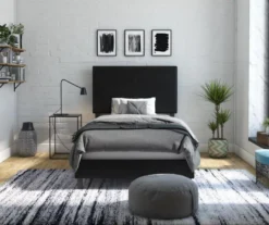 Atwater Living DHP Jazmine Black Faux Leather Upholstered Bed 24 Atwater Living DHP Jazmine Black Faux Leather Upholstered Bed -Chic Furniture Store 810543814 5