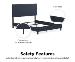 Atwater Living DHP Jazmine Linen Upholstered Queen Bed -Chic Furniture Store 810543815 2