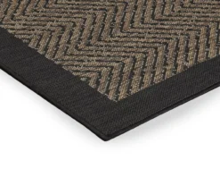 Biscayne Textured Chevron Outdoor Area Rug, (5' X 7') 13 Biscayne Textured Chevron Outdoor Area Rug, (5' X 7') -Chic Furniture Store 810545354 810545355 5