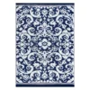 Navy & White Damask Plastic Outdoor Area Rug, (5' X 7') 1 Navy & White Damask Plastic Outdoor Area Rug, (5' X 7') -Chic Furniture Store 810546223 1 1