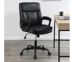 Real Living Faux Leather Office Chair -Chic Furniture Store 810547500