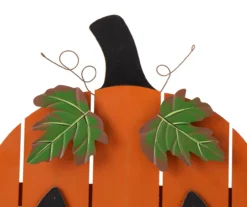 Slatted Jack O'Lantern Light-Up Decor -Chic Furniture Store 810547771 4