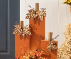 "Welcome" Light-Up Wreath Pumpkin Decor -Chic Furniture Store 810547855 A0 5