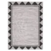 Broyhill Gray & Black Geometric Border Indoor/Outdoor Area Rug -Chic Furniture Store 810547883