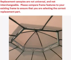 Heritage Hexagon Gazebo Replacement Riplock Canopy 41 Heritage Hexagon Gazebo Replacement Riplock Canopy -Chic Furniture Store 810548647 71