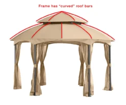 Heritage Gazebo Palm Leaves Replacement Canopy 21 Heritage Gazebo Palm Leaves Replacement Canopy -Chic Furniture Store 810549192 4