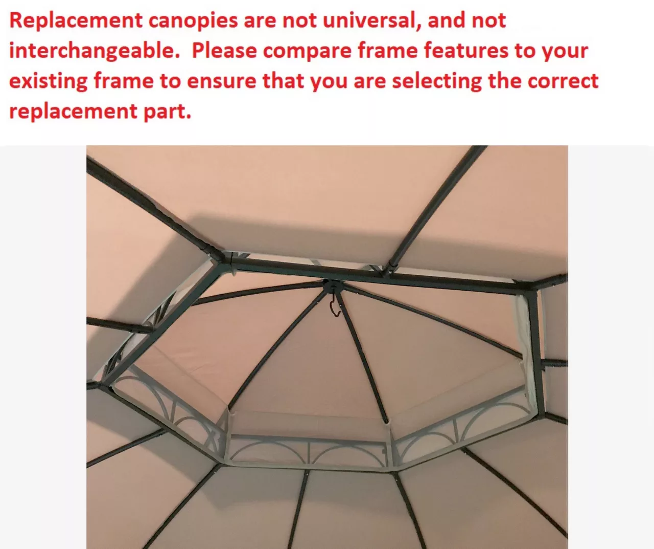 Heritage Gazebo Palm Leaves Replacement Canopy 9 Heritage Gazebo Palm Leaves Replacement Canopy - Image 7