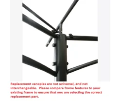 Heritage Gazebo Canyon Stripe Replacement Canopy -Chic Furniture Store 810549193 6