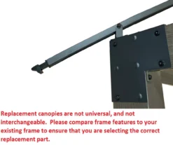 Eagle Brooke/Ashford/Asheville Gazebo Beige Replacement Riplock Canopy & Side Mosquito Netting Set 19 Eagle Brooke/Ashford/Asheville Gazebo Beige Replacement Riplock Canopy & Side Mosquito Netting Set -Chic Furniture Store 810549212 4