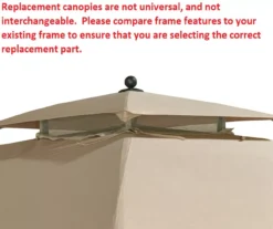 Eagle Brooke/Ashford/Asheville Gazebo Beige Replacement Riplock Canopy & Side Mosquito Netting Set 20 Eagle Brooke/Ashford/Asheville Gazebo Beige Replacement Riplock Canopy & Side Mosquito Netting Set -Chic Furniture Store 810549212 5