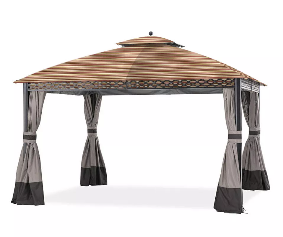 Pinehurst Gazebo Canyon Stripe Replacement Canopy 9 Pinehurst Gazebo Canyon Stripe Replacement Canopy - Image 7