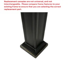 Pinehurst Gazebo Stone Stripe Replacement Canopy -Chic Furniture Store 810549220 6