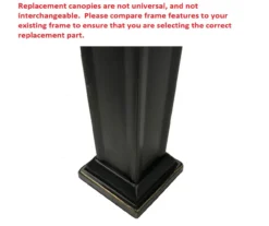 Pinehurst Gazebo Stone Stripe Replacement Canopy -Chic Furniture Store 810549220 61