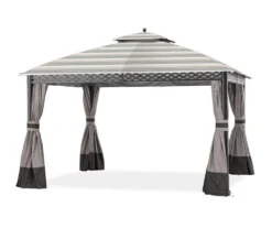 Pinehurst Gazebo Stone Stripe Replacement Canopy -Chic Furniture Store 810549220 71