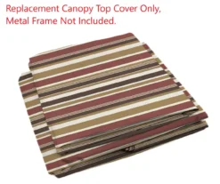 Shadow Creek Gazebo Canyon Stripe Replacement Canopy -Chic Furniture Store 810549223 21