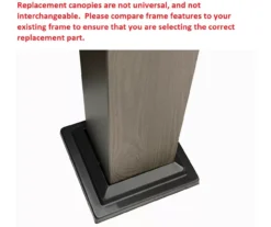 Shadow Creek Gazebo Canyon Stripe Replacement Canopy -Chic Furniture Store 810549223 4