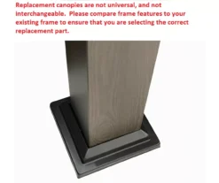 Shadow Creek Gazebo Beige Replacement Riplock Canopy & Side Mosquito Netting Set -Chic Furniture Store 810549226 4