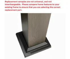 Shadow Creek Gazebo Palm Leaves Replacement Canopy -Chic Furniture Store 810549235 4