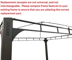 Shadow Creek Gazebo Palm Leaves Replacement Canopy -Chic Furniture Store 810549235 5