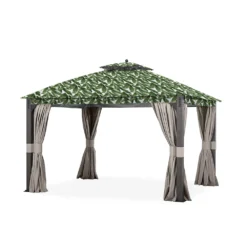 Shadow Creek Gazebo Palm Leaves Replacement Canopy -Chic Furniture Store 810549235 61