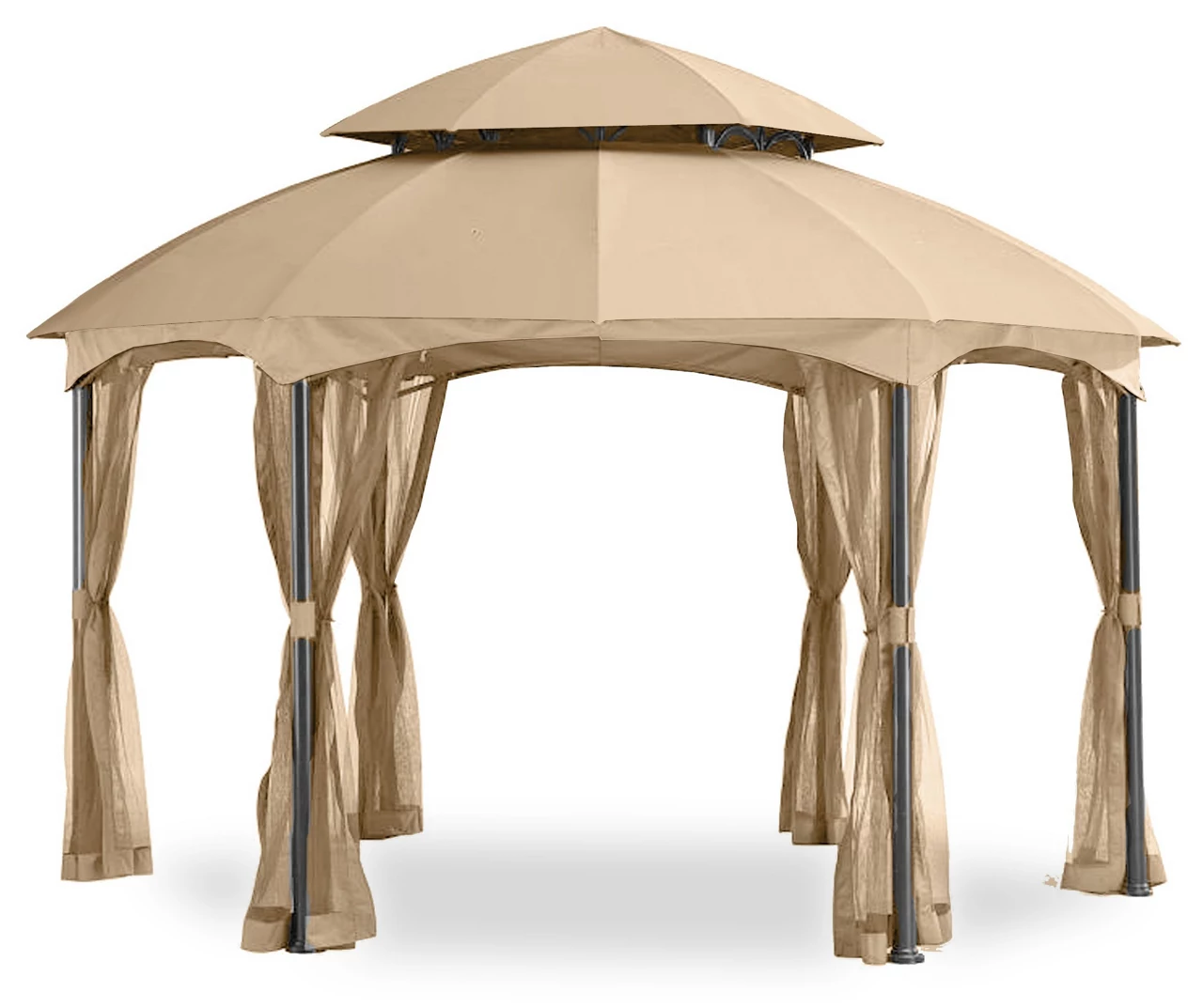 Heritage Gazebo Beige Replacement Riplock Canopy & Side Mosquito Netting Set 3 Heritage Gazebo Beige Replacement Riplock Canopy & Side Mosquito Netting Set