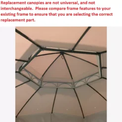 Heritage Gazebo Beige Replacement Riplock Canopy & Side Mosquito Netting Set 29 Heritage Gazebo Beige Replacement Riplock Canopy & Side Mosquito Netting Set -Chic Furniture Store 810549238 71