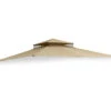 Bamboo Look Gazebo Beige Replacement Riplock Canopy