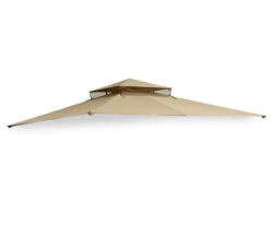 Bamboo Look Gazebo Beige Replacement Riplock Canopy