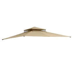 Bamboo Look Gazebo Beige Replacement Riplock Canopy -Chic Furniture Store 810549240 11