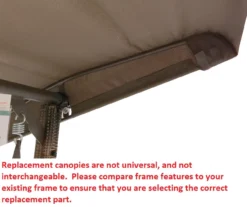 Palermo Swing Brown Replacement Canopy -Chic Furniture Store 810549254 4