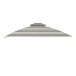 Westbrook Gazebo Stone Stripe Replacement Canopy -Chic Furniture Store 810549285 11