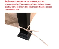 Westbrook Gazebo Stone Stripe Replacement Canopy -Chic Furniture Store 810549285 5