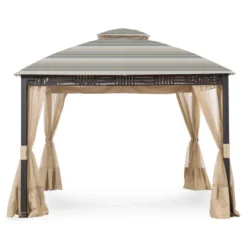 Westbrook Gazebo Stone Stripe Replacement Canopy -Chic Furniture Store 810549285 61