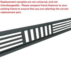 Westbrook Gazebo Stone Stripe Replacement Canopy -Chic Furniture Store 810549285 7