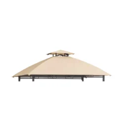 Westbrook Grill Gazebo Beige Replacement Riplock Canopy -Chic Furniture Store 810549287 11