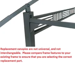 Westbrook Grill Gazebo Beige Replacement Riplock Canopy -Chic Furniture Store 810549287 3