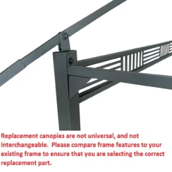 Westbrook Grill Gazebo Beige Replacement Riplock Canopy -Chic Furniture Store 810549287 31