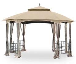 Newport Gazebo Beige Replacement Riplock Canopy & Side Mosquito Netting Set