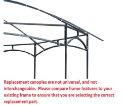 Newport Gazebo Beige Replacement Riplock Canopy & Side Mosquito Netting Set -Chic Furniture Store 810549304 4