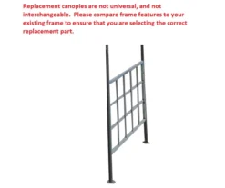 Newport Gazebo Beige Replacement Riplock Canopy & Side Mosquito Netting Set -Chic Furniture Store 810549304 5