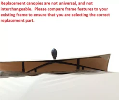 Riviera Sonoma Gazebo Beige Damask Replacement Canopy -Chic Furniture Store 810549315 4