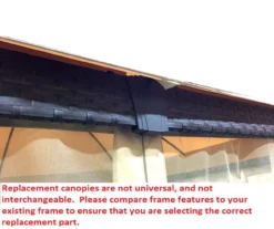 Riviera Sonoma Gazebo Midnight Blue Trellis Replacement Canopy -Chic Furniture Store 810549316 6