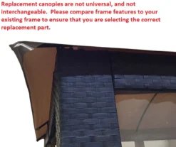 Riviera Sonoma Gazebo Palm Leaves Replacement Canopy -Chic Furniture Store 810549317 5