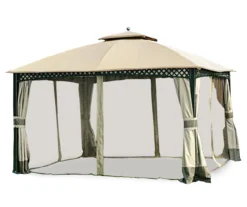 Windsor Dome Gazebo Beige Replacement Riplock Canopy & Side Mosquito Netting Set